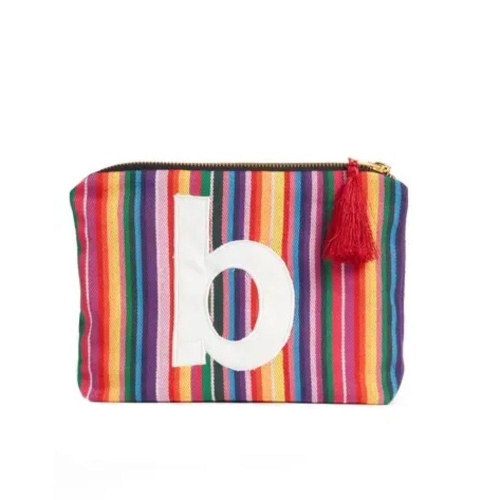 🎁 🛍3/$30🛍  Levtex Cabo Initial Zip Pouch